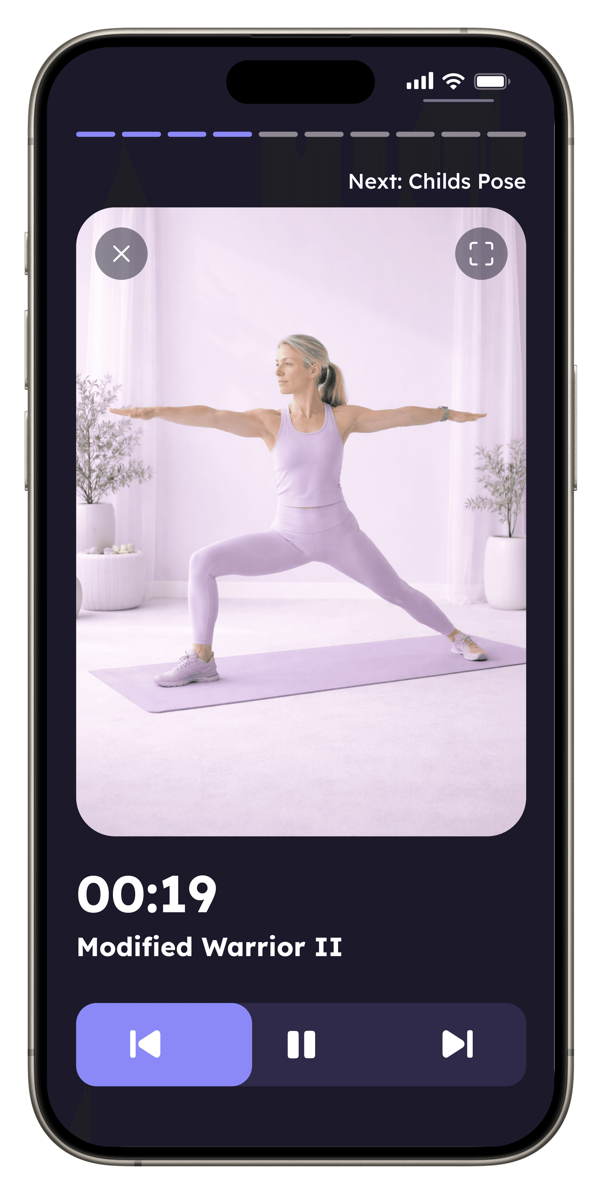 Movina – Workout-Detail