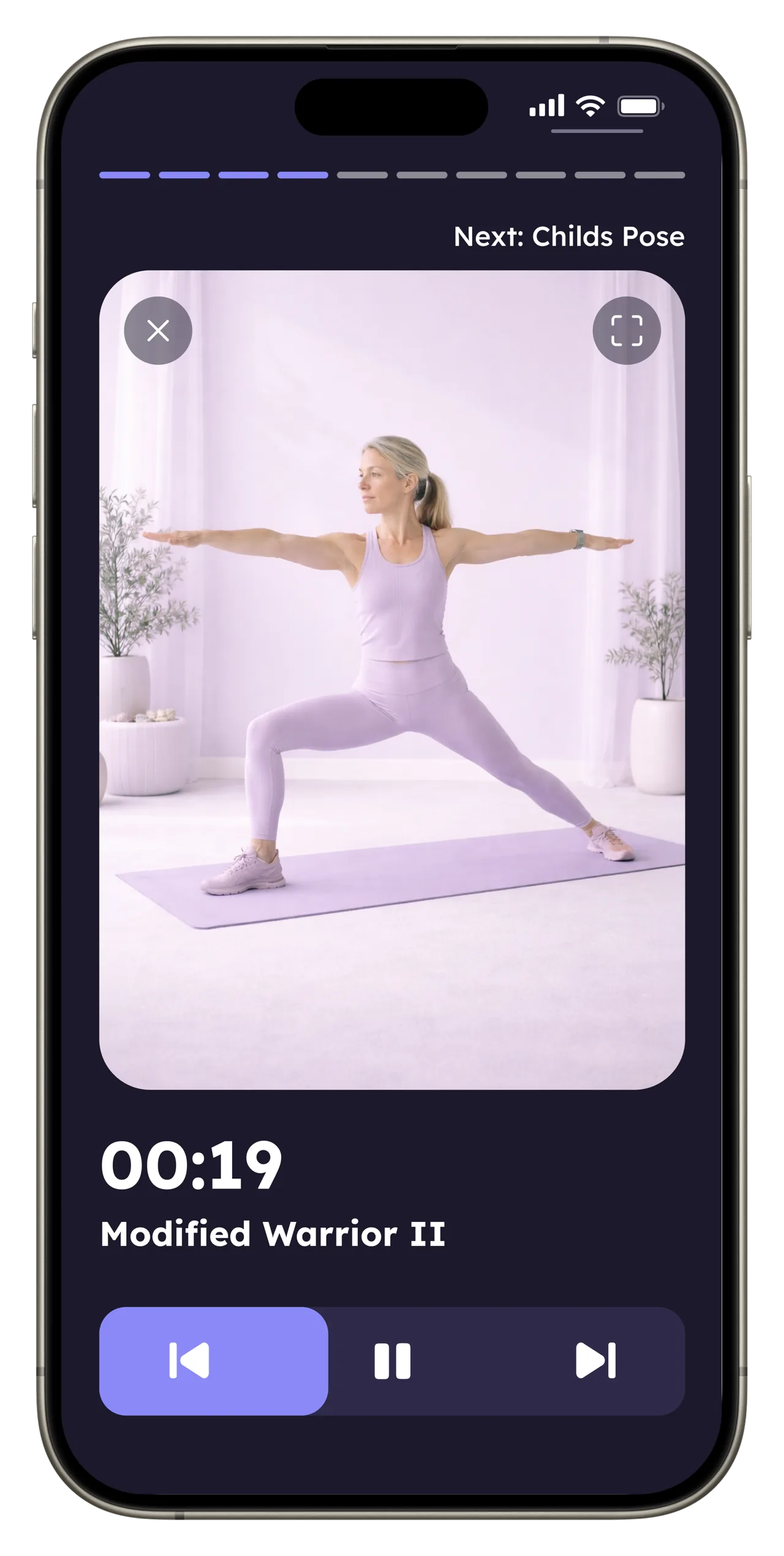 Movina – Workout-Detail